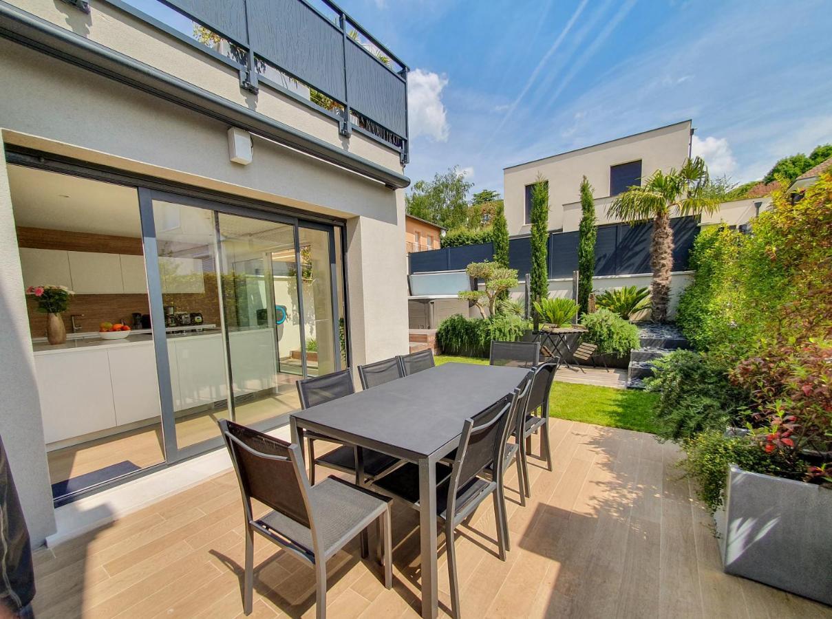 Exigehome - Chambre D'Hote Avec Jacuzzi Et Jardin Paysage, Partage Orgeval (Yvelines) Exterior foto