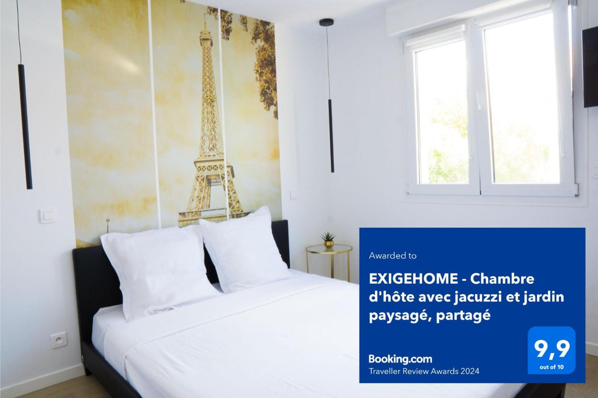 Exigehome - Chambre D'Hote Avec Jacuzzi Et Jardin Paysage, Partage Orgeval (Yvelines) Exterior foto